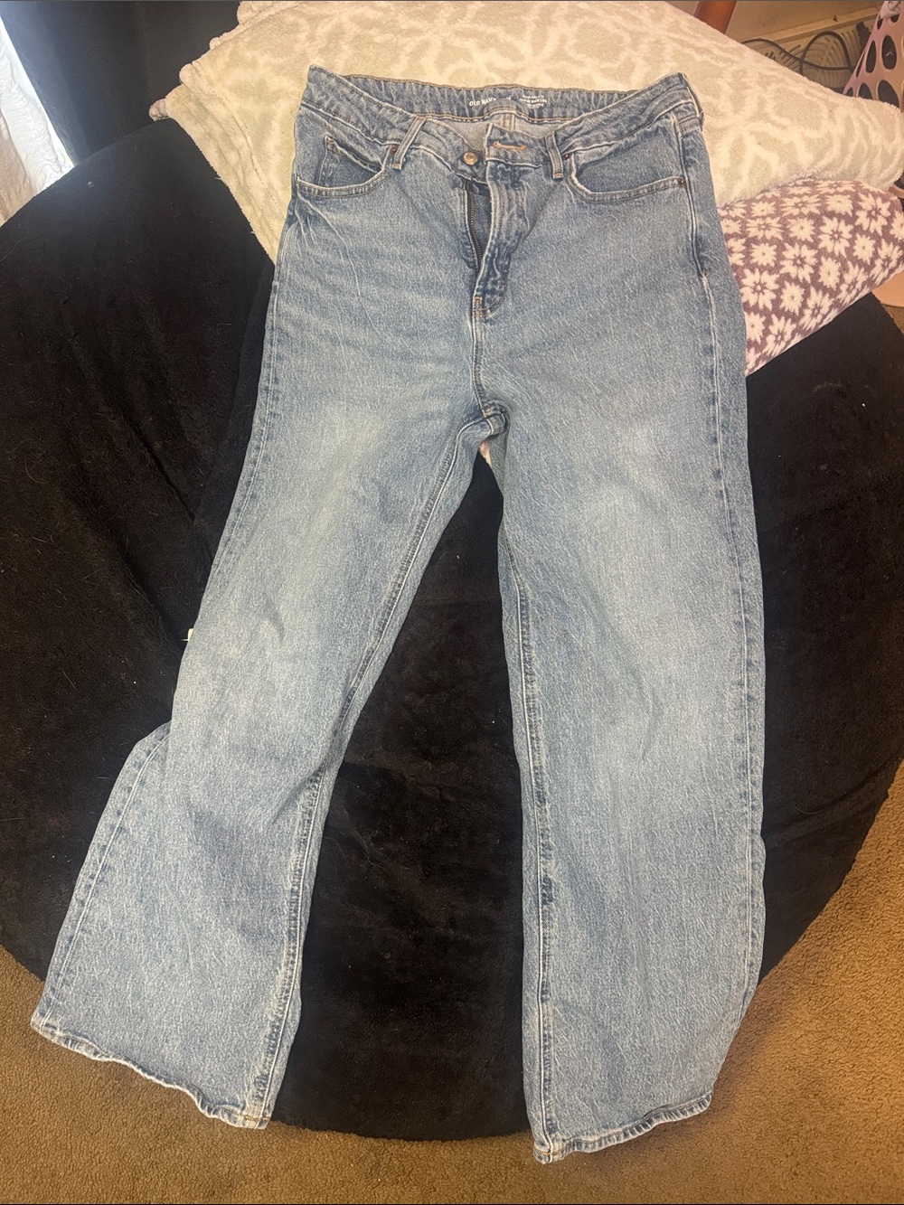 Old Navy SZ 12 Extra High Rise Wide Leg Jeans